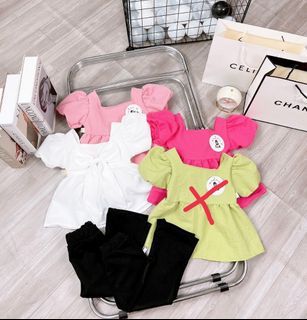 Puffed Blouse Terno Pants