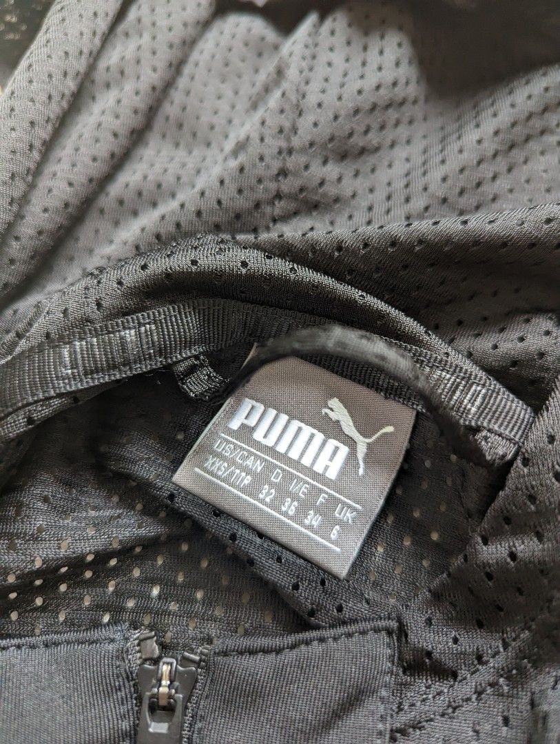 Puma black sports jacket Women s Fashion Activewear on Carousell