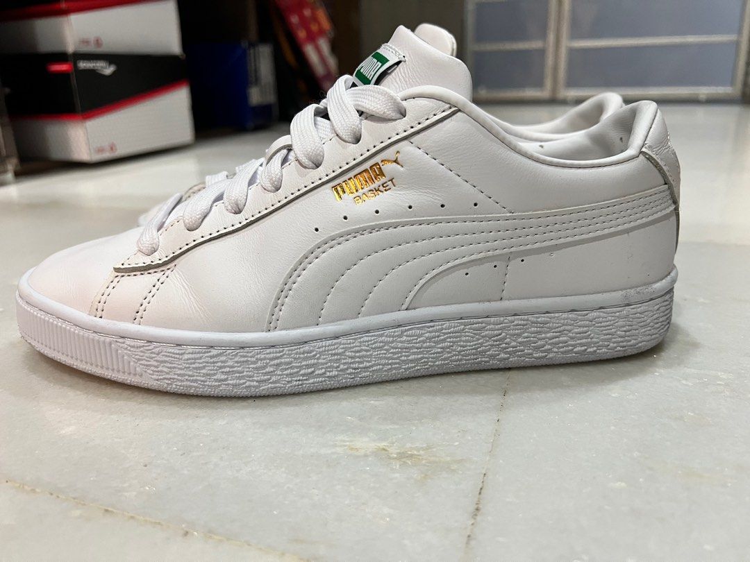 Puma shoes hotsell white sneakers