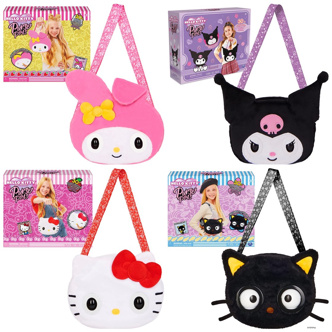 Purse Pets, Sanrio Hello Kitty and Friends, Kuromi Interactive Pet Toy &  Crossbody Kawaii Purse, Ove…See more Purse Pets, Sanrio Hello Kitty and