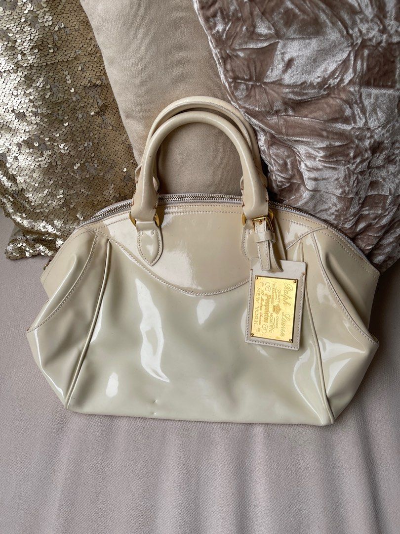 White patent bag outlet