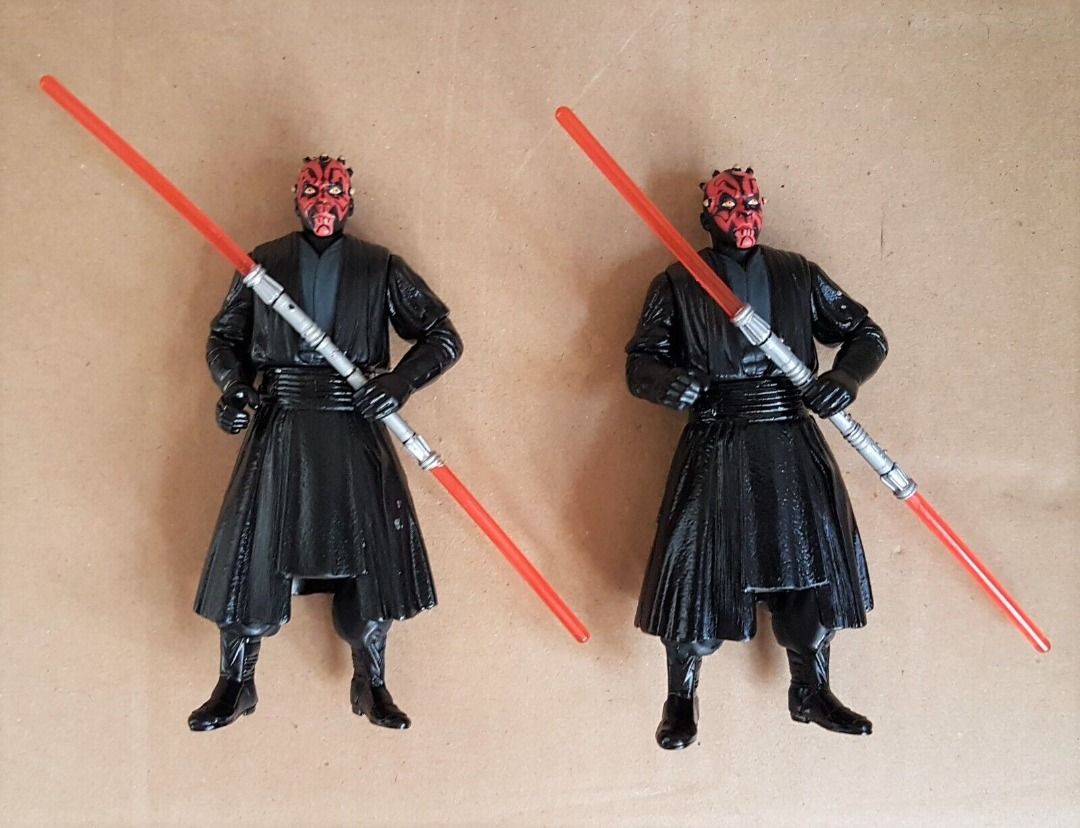 Rare Star Wars Collectibles 3.9 inches Darth Maul Vintage Figurine Episode 1 Action Villain Figure 1999 Original Hasbro Lucas Film Adventure