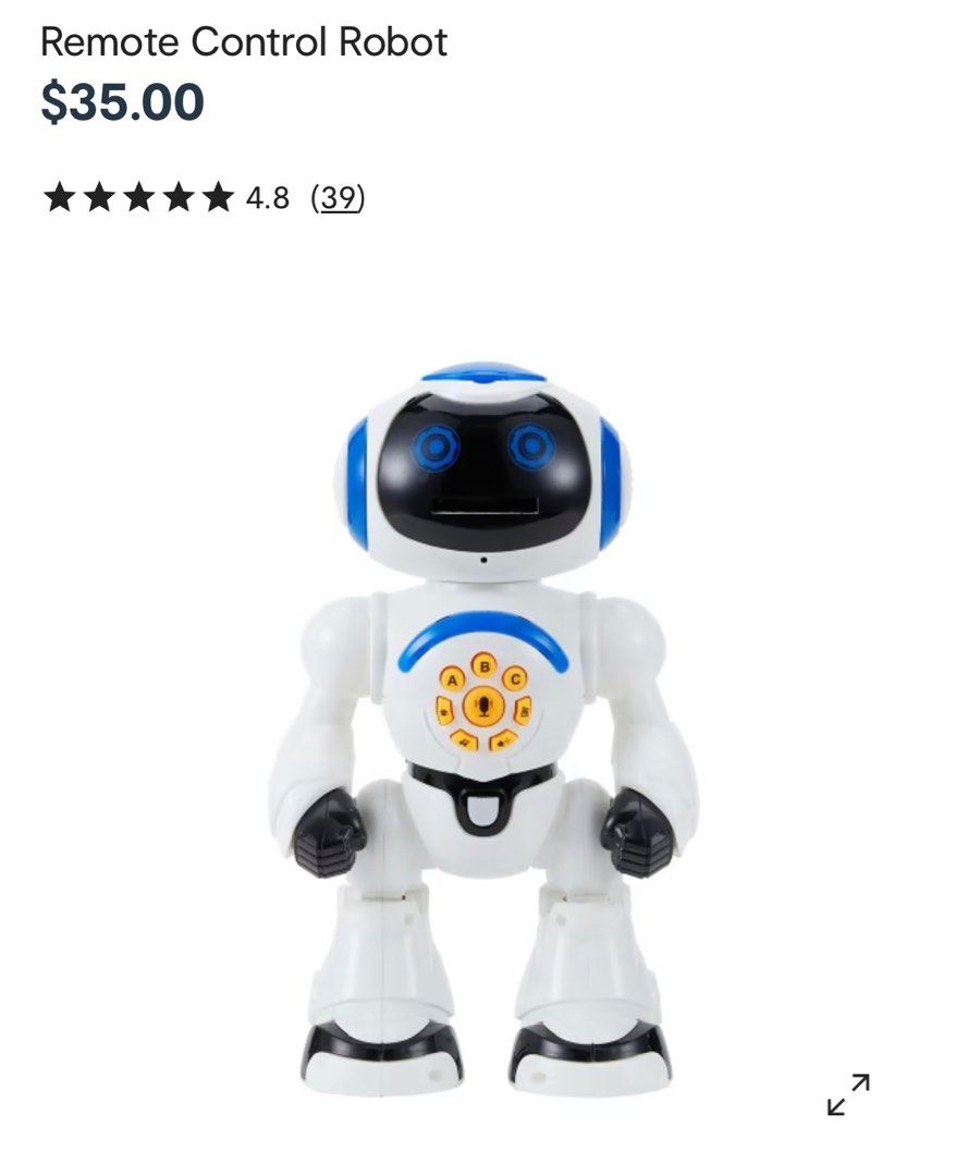 Remote Control Interactive Robot, Hobbies & Toys, Toys & Games on Carousell