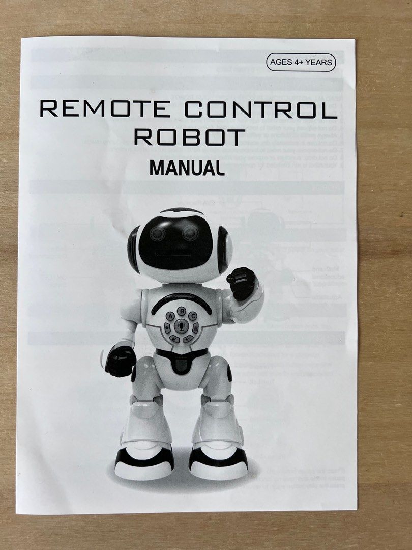Remote Control Interactive Robot, Hobbies & Toys, Toys & Games on Carousell