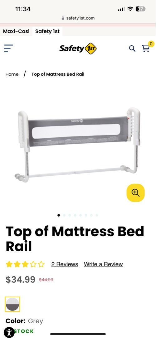 Safety first bed rail on Carousell