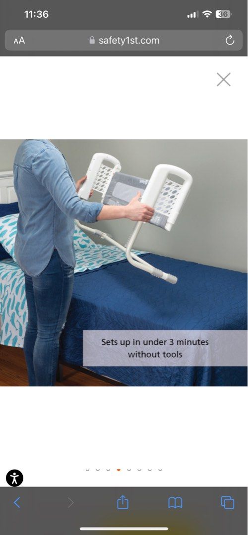 Safety first bed rail on Carousell