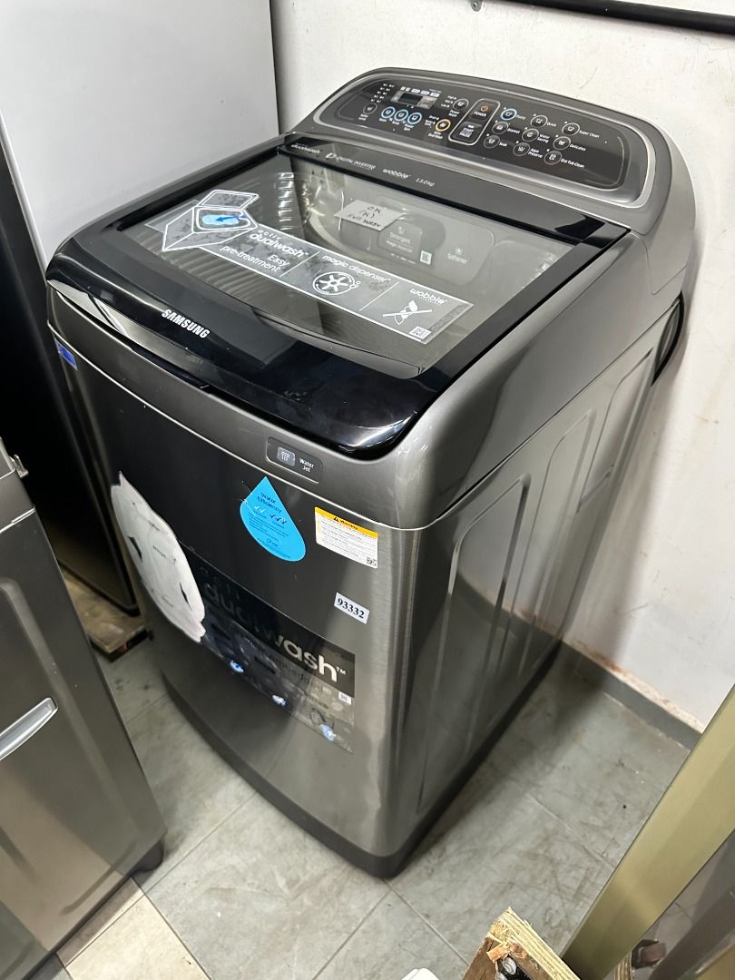SAMSUNG 13KG TopLoad Washing Machine WA13J5750SP (93332), TV & Home