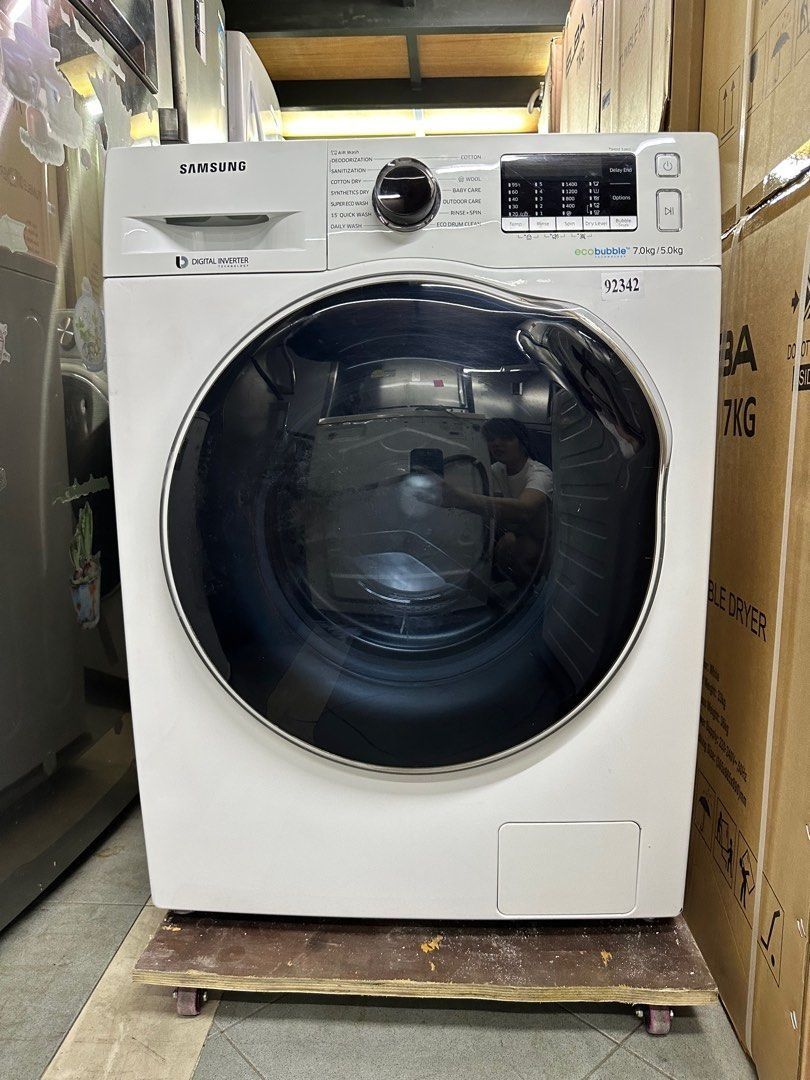 Samsung 7kg washer & sales 5kg dryer wd70j5410aw