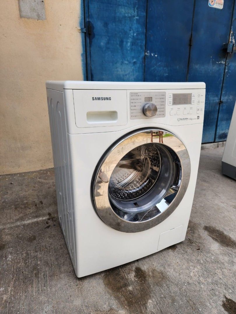 Samsung front load washing machine 7 kg, TV & Home Appliances, Washing