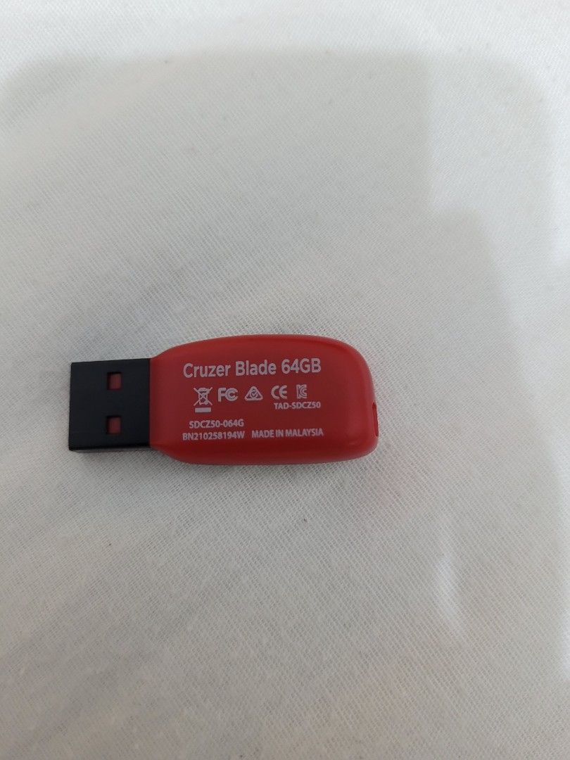 Sandisk thumbdrive 64gb, Computers & Tech, Parts & Accessories, Hard
