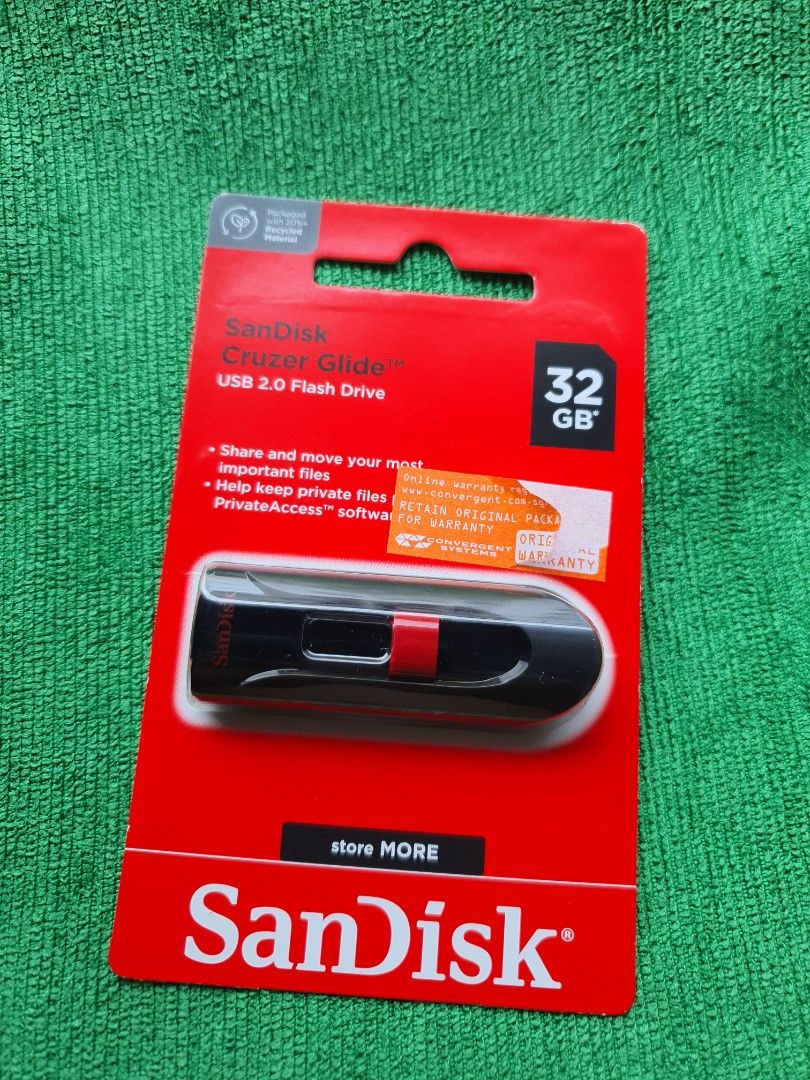 SanDisk USB Flash Drive 2.0 32GB, Computers & Tech, Parts & Accessories ...