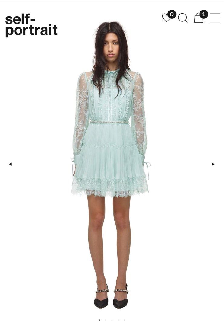 Self Portrait Lace Mini Dress Women s Fashion Dresses Sets