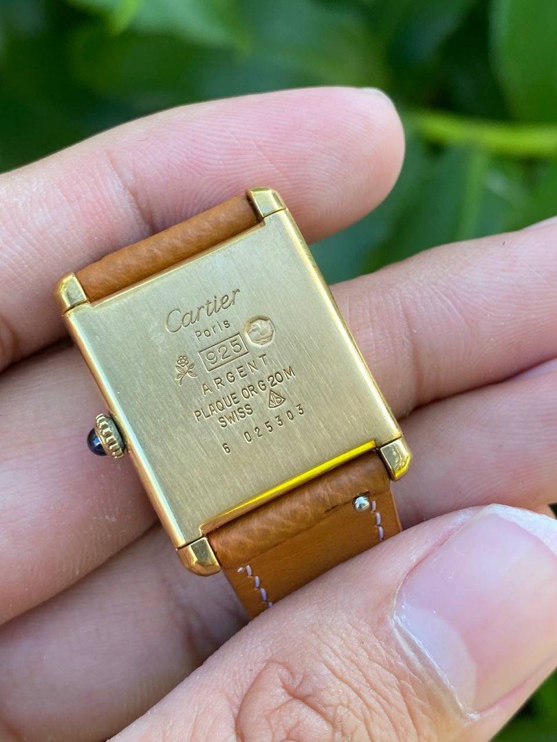 SERVICED CHEAPEST Cartier Tank Must Black Roman Dial Luxury Watches on Carousell