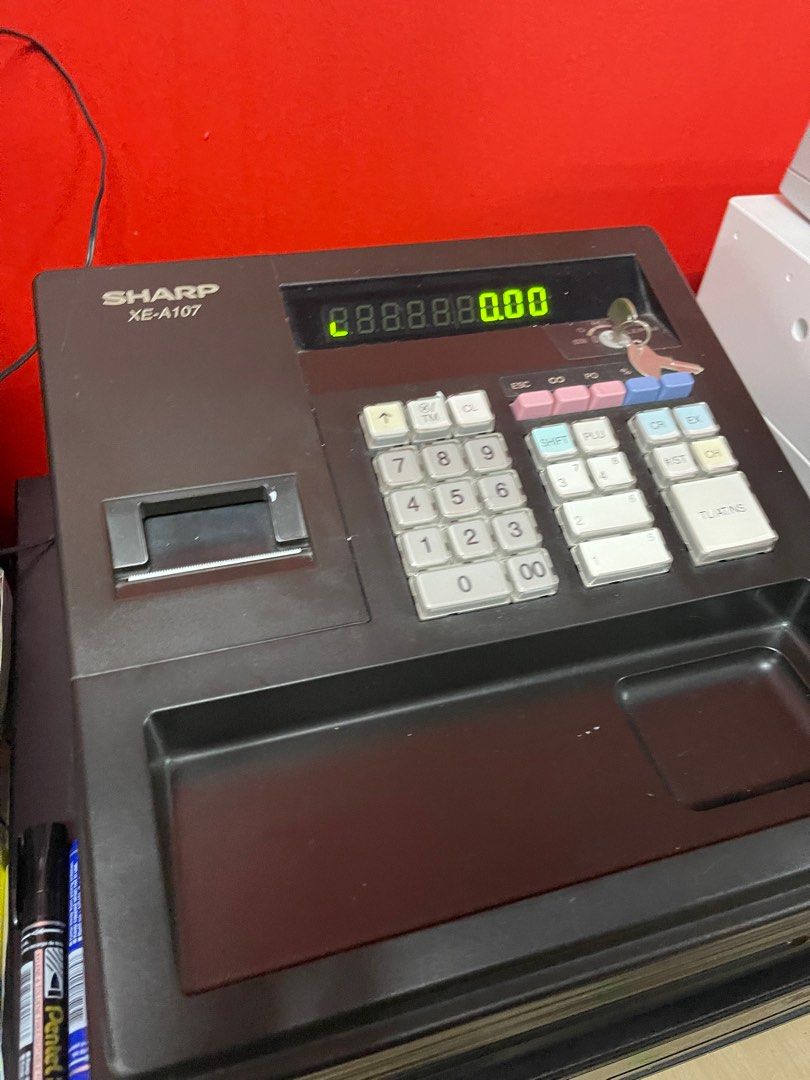 Sharp Cashier Cash Register Machine Pos XEA107, Computers & Tech