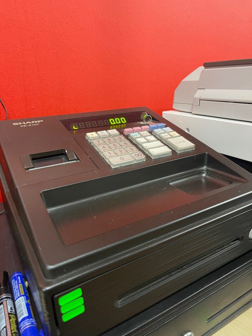 Sharp Cashier Cash Register Machine Pos XEA107 kemasraya, Computers