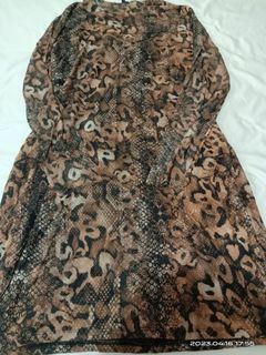 Shein Animal print dress