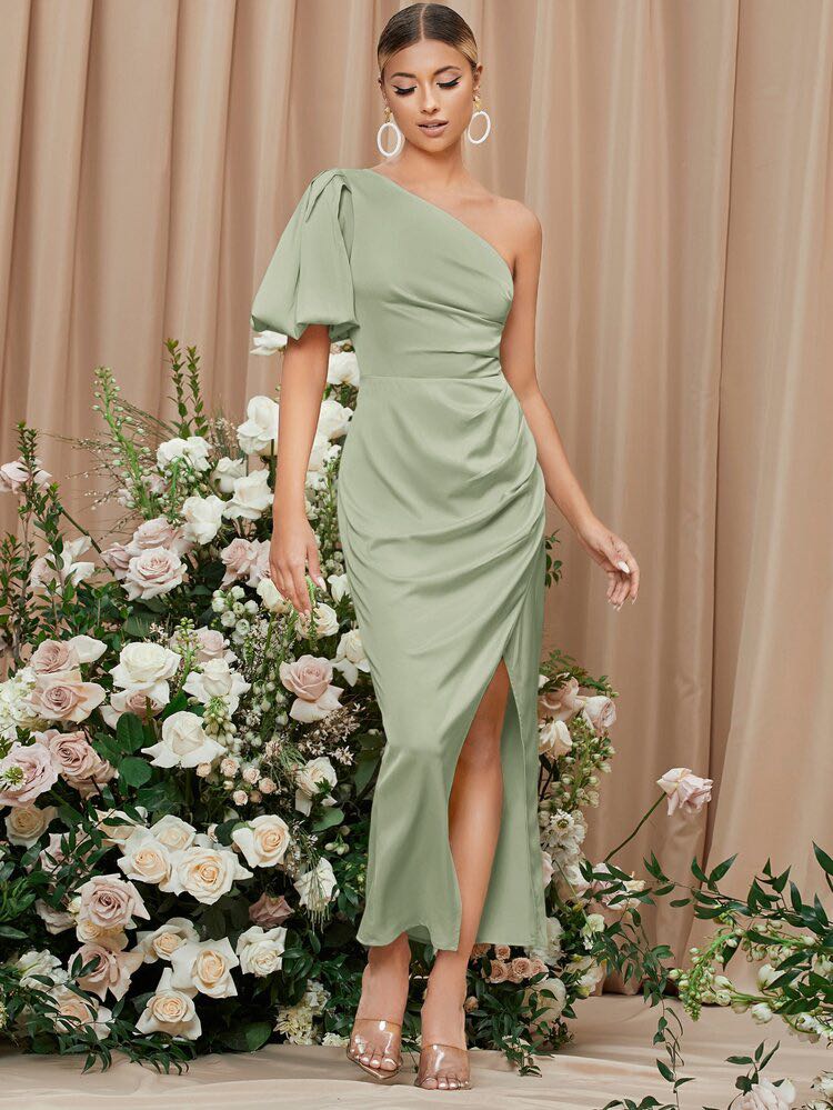 long dress square neckline My Pleasure main image 1