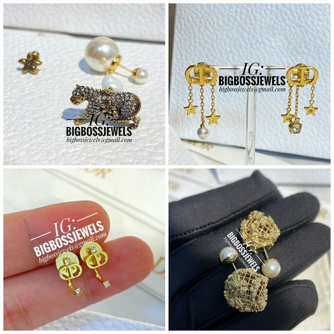 Gold shop party earrings