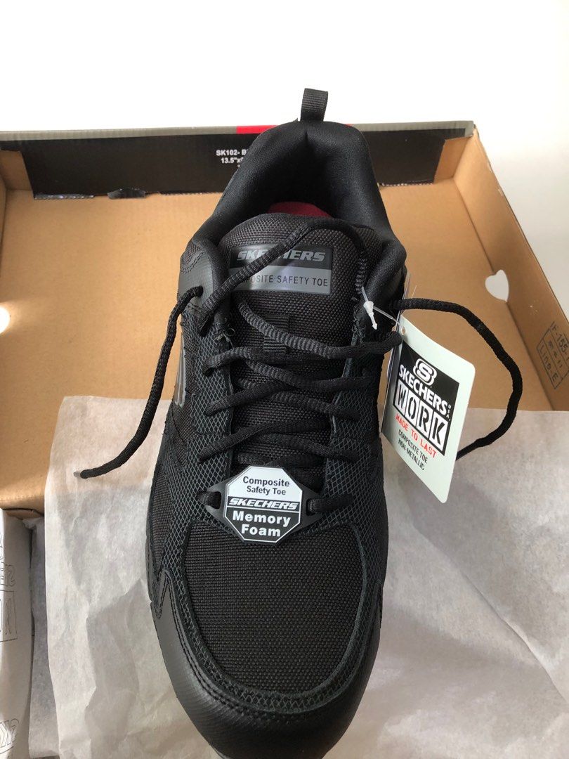 Skechers Composite toe safety shoes, Men's Fashion, Footwear, Casual