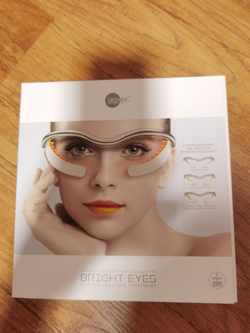 Skin Inc Bright eyes custom LED light treatment device, Beauty