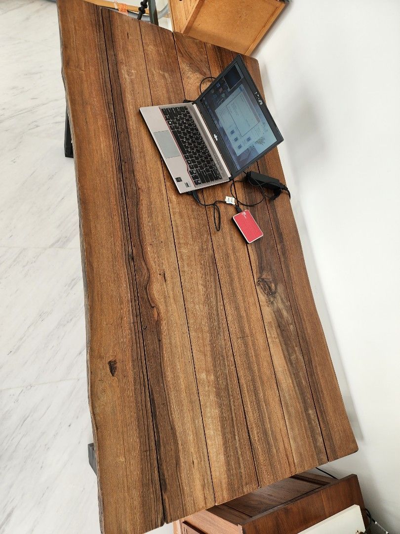 Solid Hard Wood Table, Furniture & Home Living, Furniture, Tables