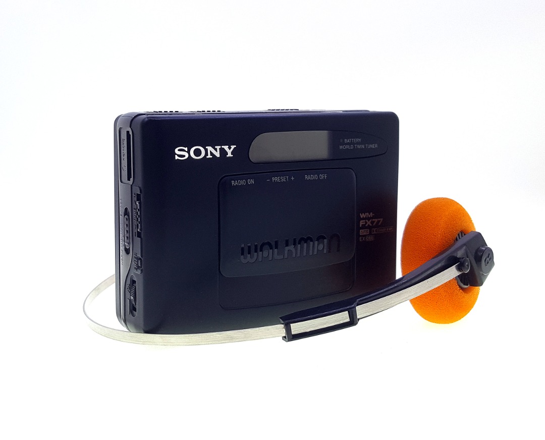 SONY WM-FX77 WALKMAN ソニー カセットウォークマン ブラック