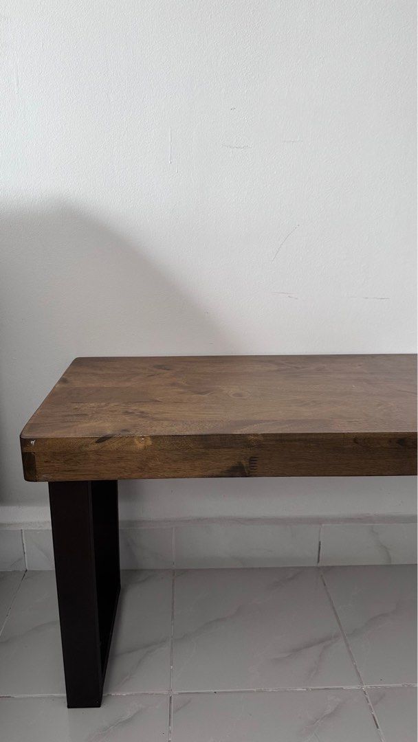 SSF Long bench chair, Furniture & Home Living, Furniture, Chairs on ...