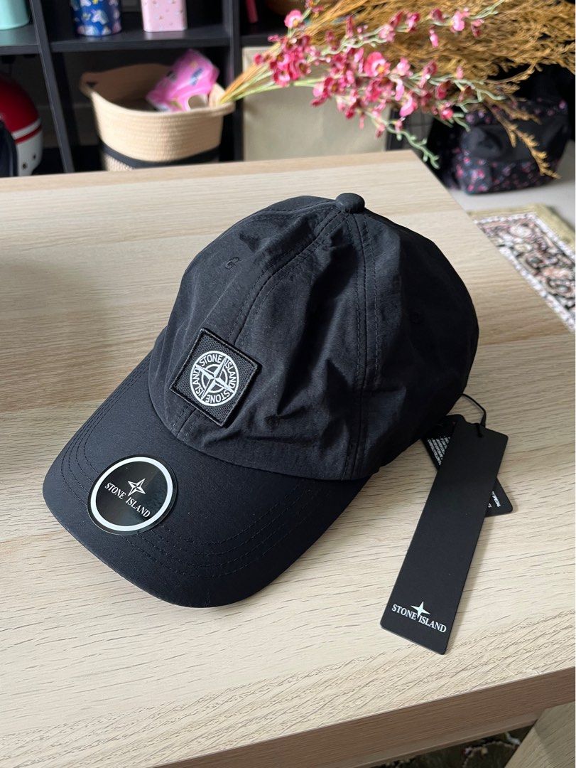 Stone island nylon metal 6 panel cap cheap