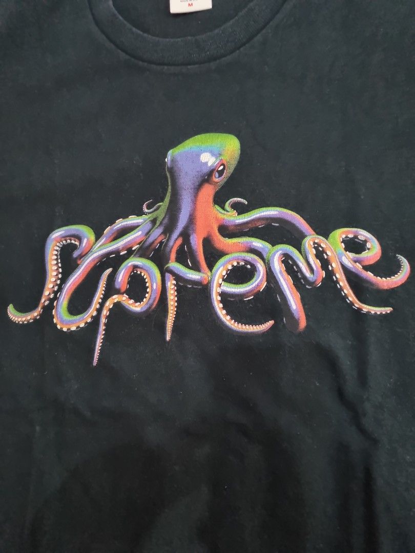 Supreme 2025 tee octopus
