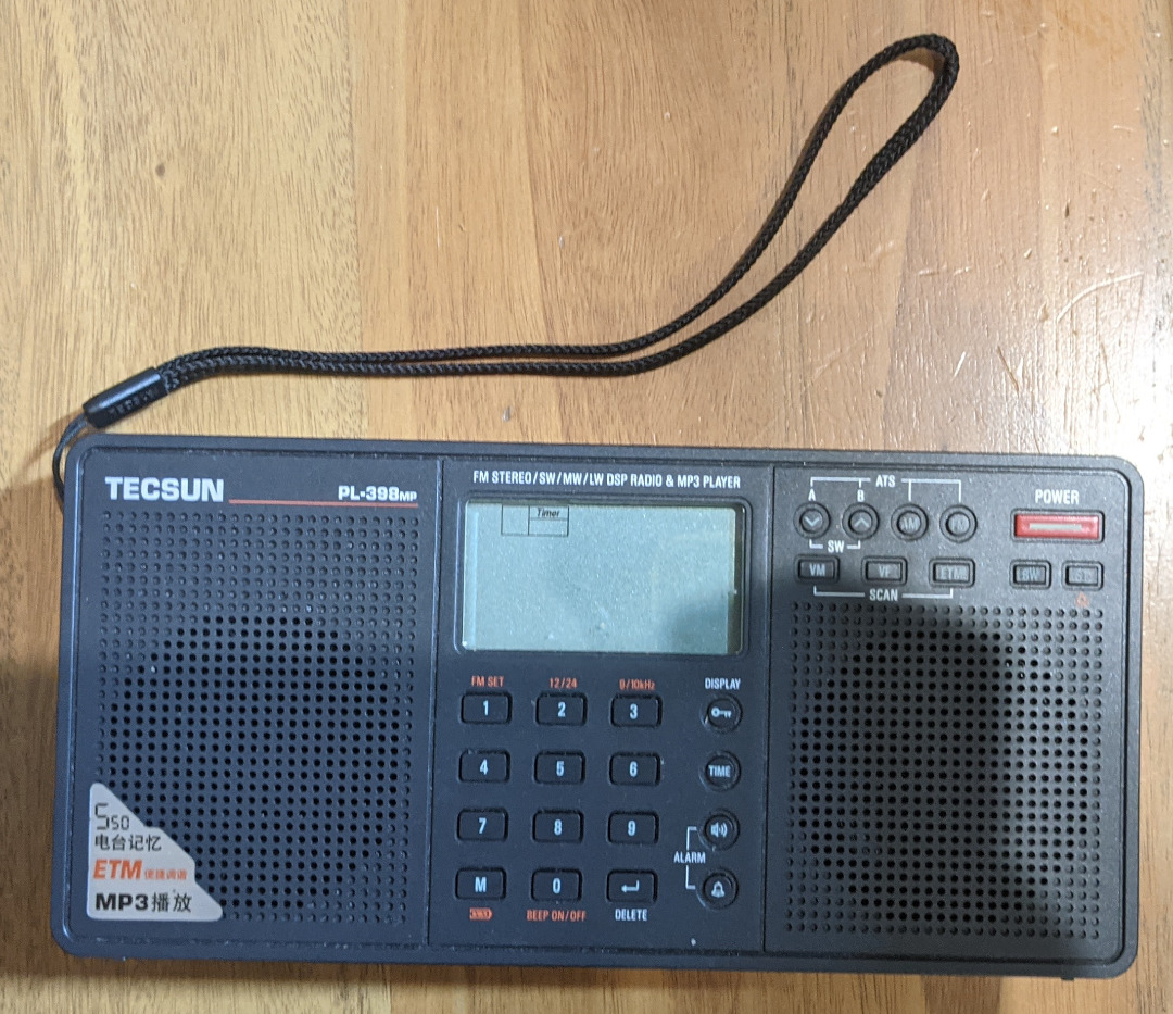 Tecsun PL398MP PL-398MP AM/FM/LW/SW with SD Card MP3 Player, TV & Home ...