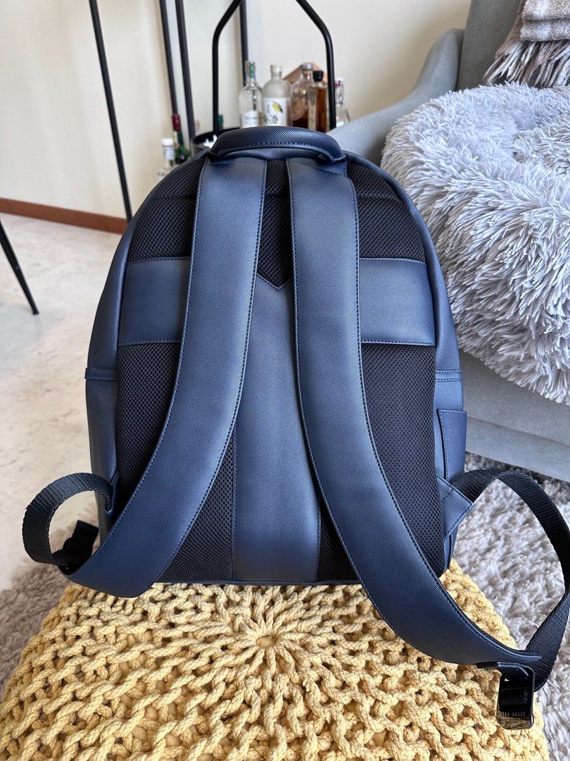 David Jones Backpack Pvc Black Style Tk