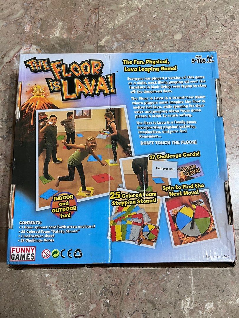The Floor Is Lava Board Game Hobbies And Toys Toys And Games On Carousell 