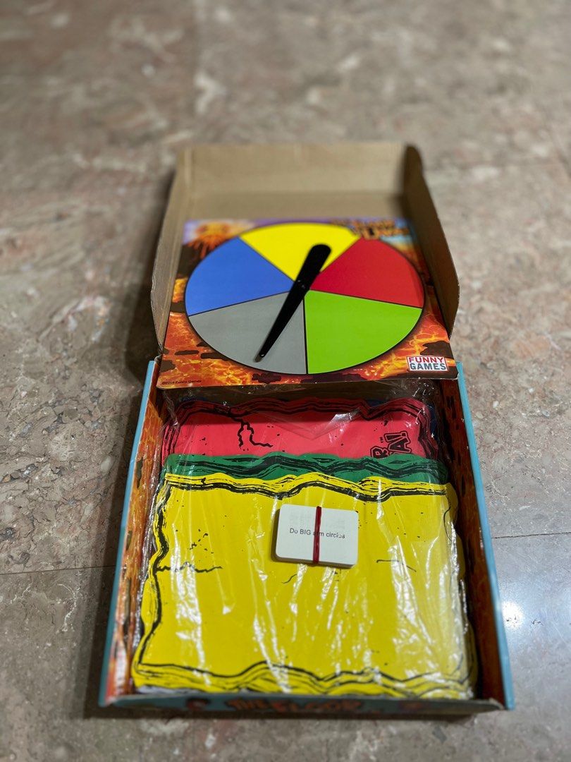 The Floor Is Lava board game, Hobbies & Toys, Toys & Games on Carousell