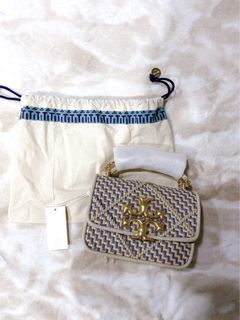 Tory Burch 真皮藤編 側背包