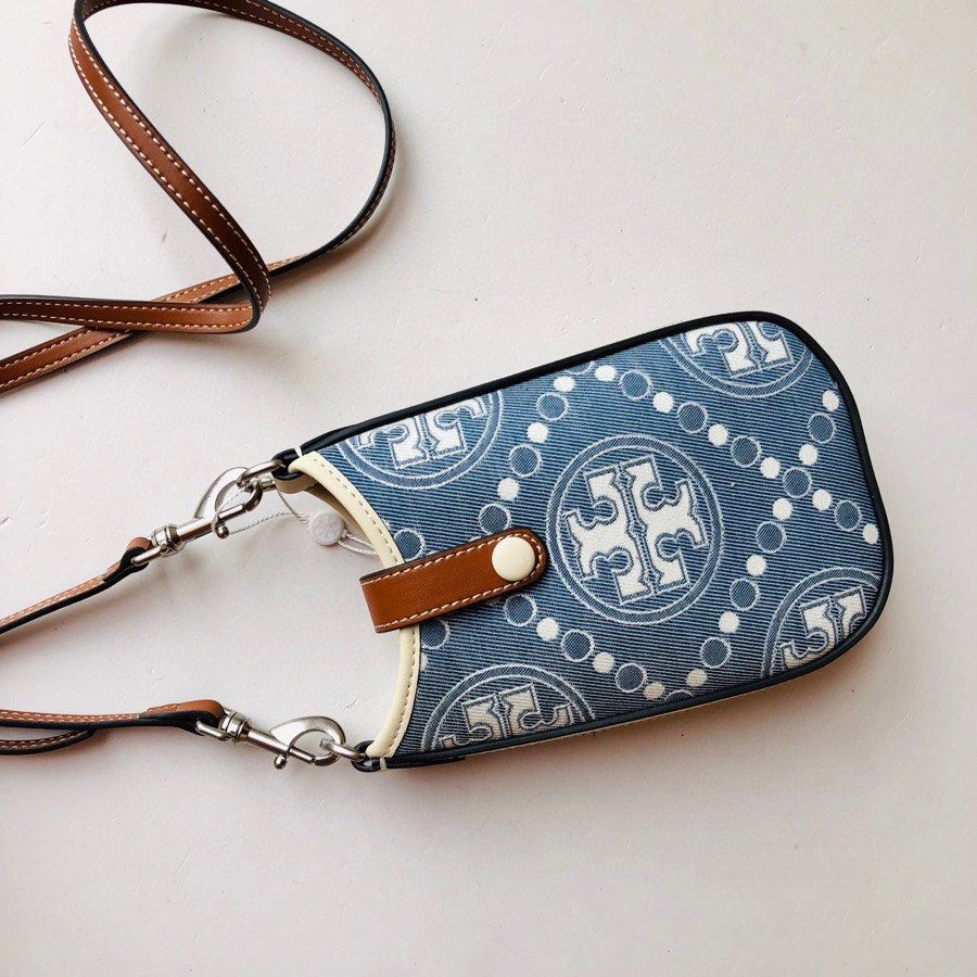 Tory Burch T Monogram cell phone crossbody bag Women s Fashion