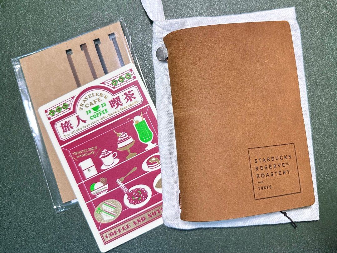 Travelers Notebook Starbucks Reserve, Hobbies & Toys, Stationary