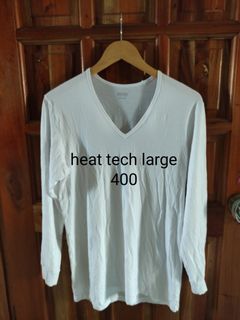Uniqlo Heat Tech Large White