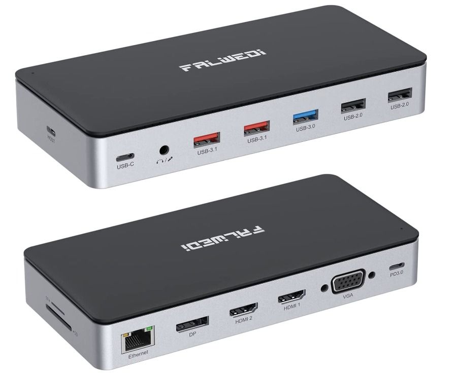 USB C Laptop 15 in 1 Docking Station (Item Code 426), Computers & Tech ...
