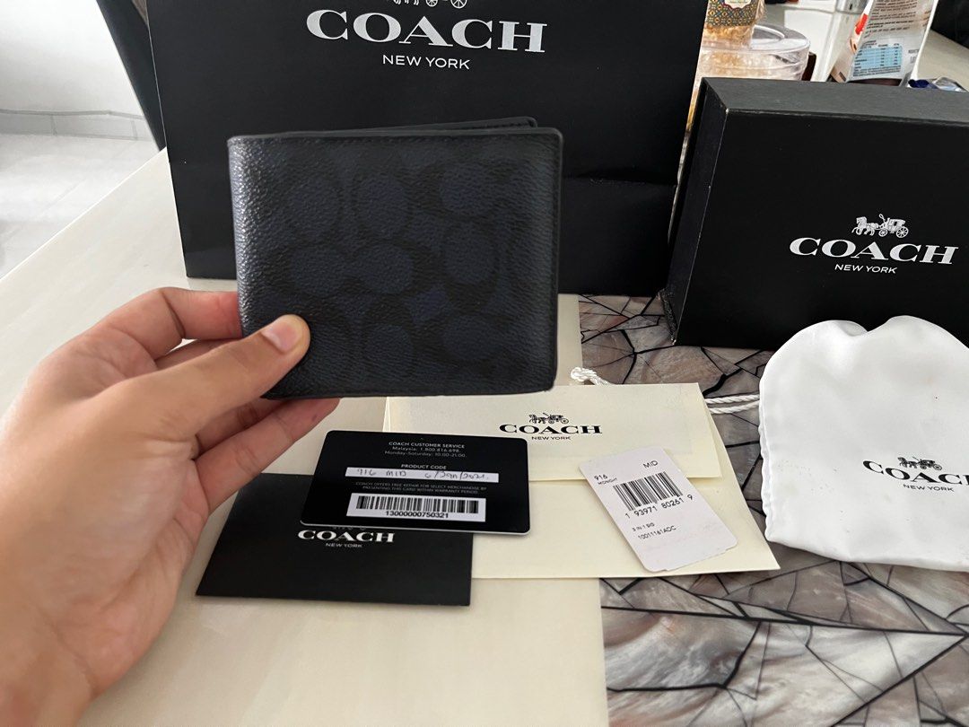 Coach wallet used deals