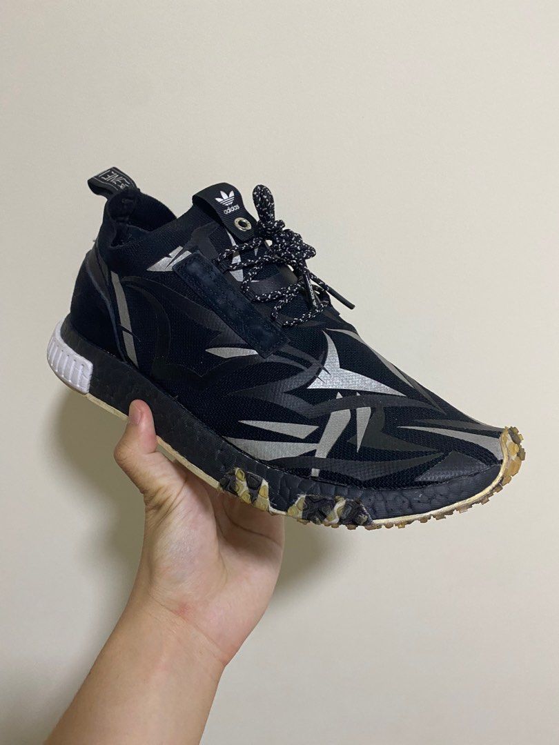 USED US9.5 NMD RACER CLOT JUICE