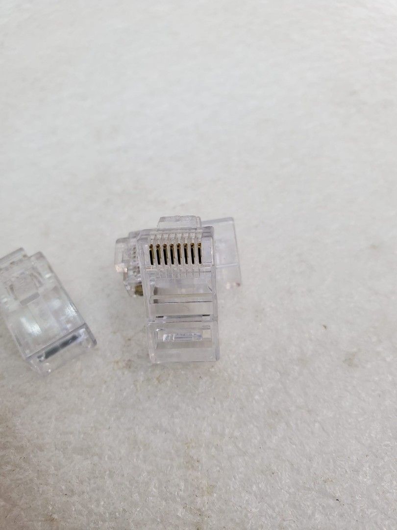 AMP Netconnect Modular Plug RJ45 Flat Cable Solid Wire 5-554720-5 ...