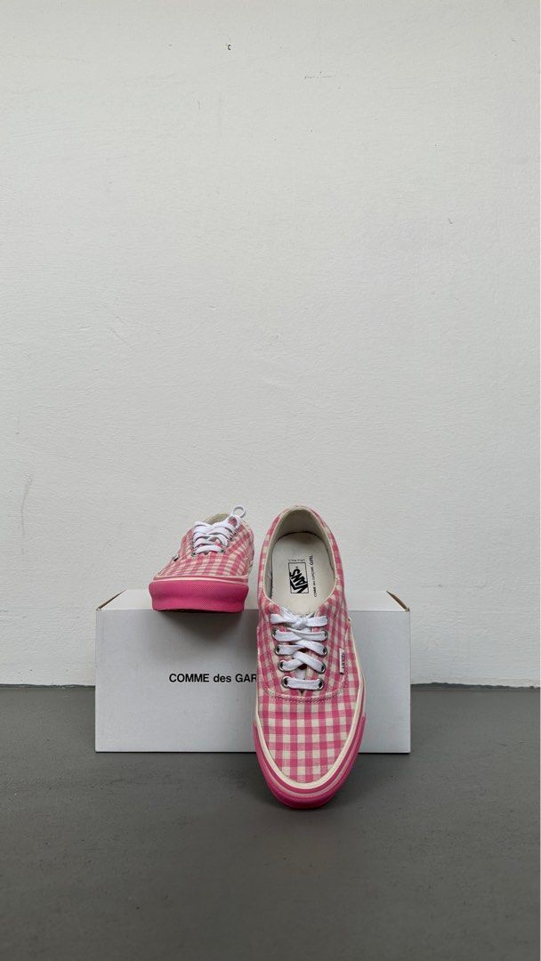 Gingham authentic vans outlet
