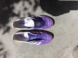 vintage adidas gazelle purple