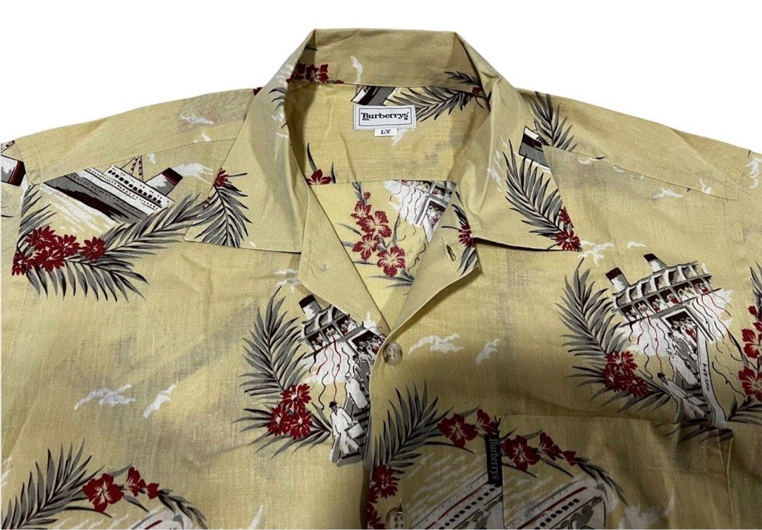 Burberry hawaiian shirt store