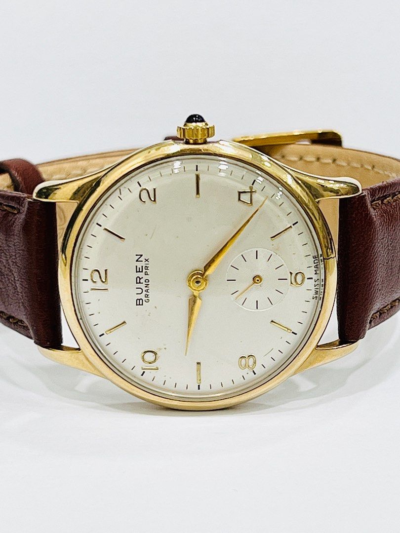 Buren grand prix ladies gold hotsell watch