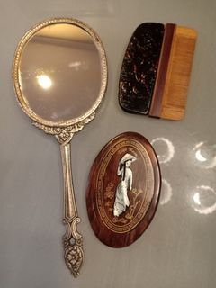 Vintage Mirror & Comb