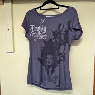Vintage Snow White Huntman Grey Rock Grunge Tshirt