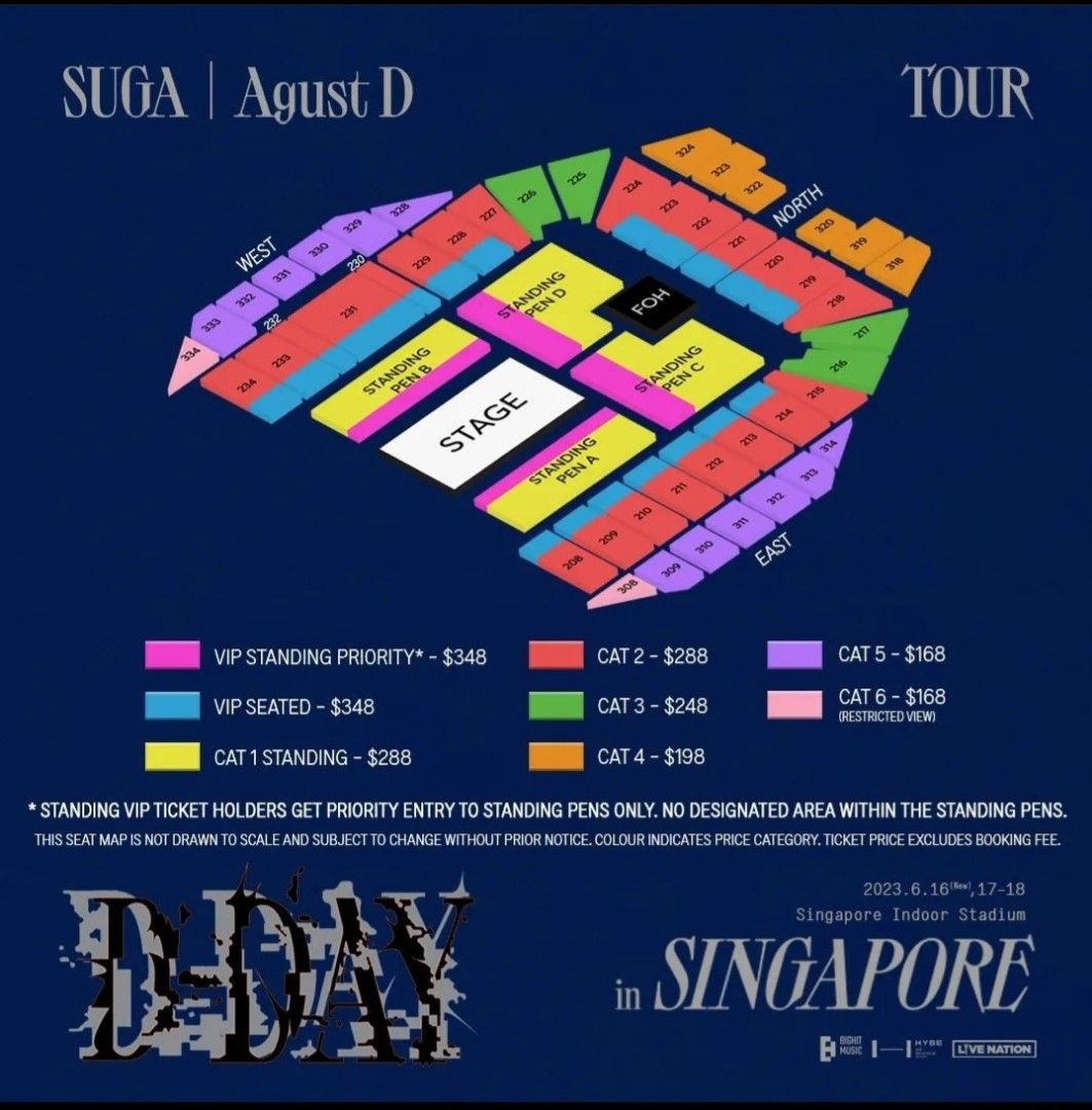 suga world tour tickets