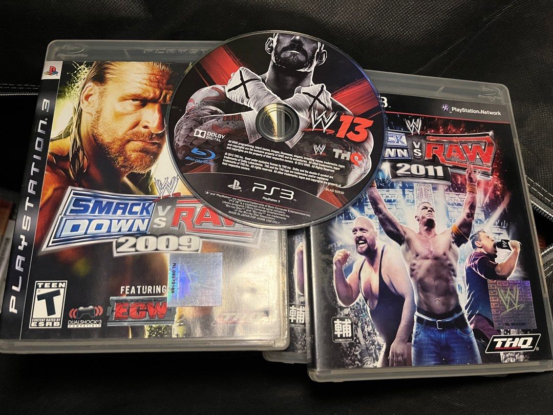 WWE SMACKDOWN VS RAW XBOX 360 PS3 PS2, Video Gaming, Video Games, Xbox