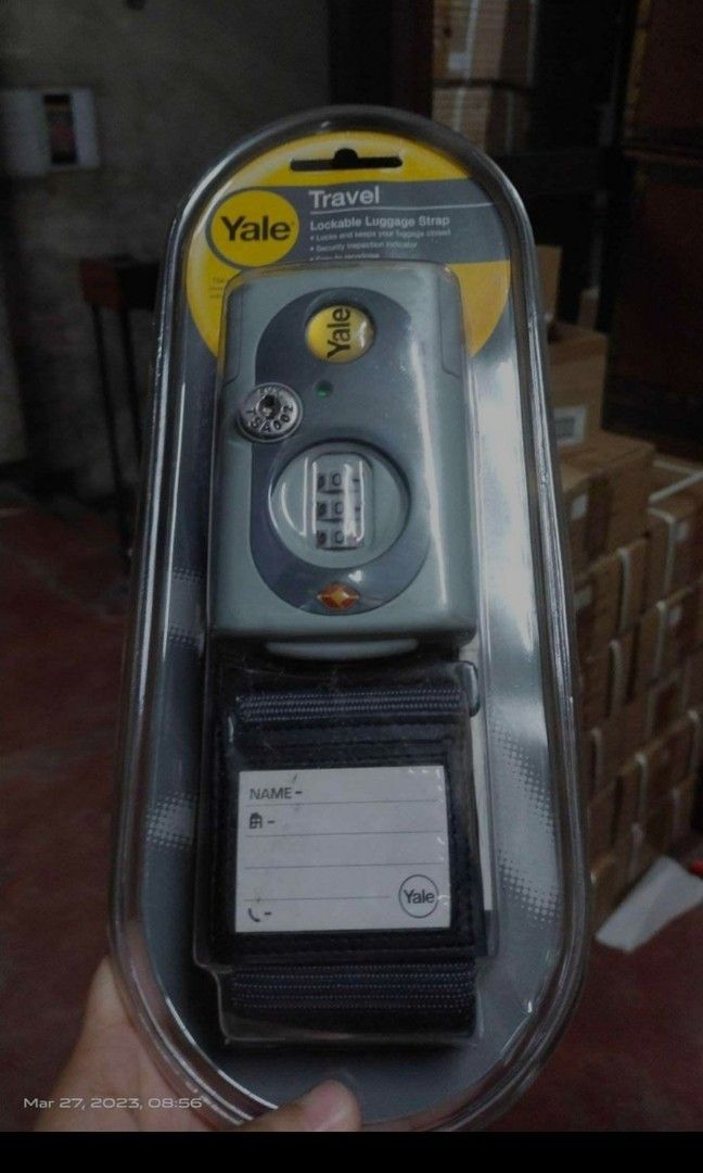Yale lock lockable luggage strap TSA approved YTL1/62/4/1, Furniture